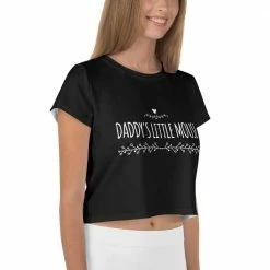 Kinky Cloth Daddy's Little Mouse Crop Top Tee