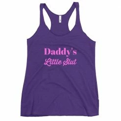 Kinky Cloth Daddy's Little Slut Pink Tank Top