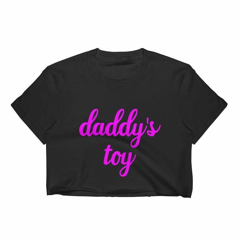 Kinky Cloth Daddy's Toy Crop Top DDLG - Daddy / Little 2 Kinky Cloth Daddy's Toy Crop Top DDLG - Daddy / Little