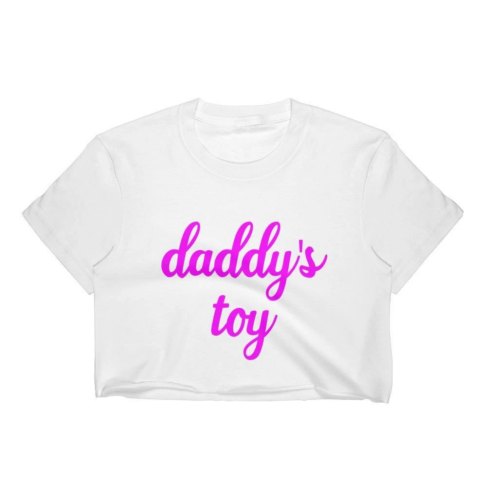 Kinky Cloth Daddy's Toy Crop Top DDLG - Daddy / Little 1 Kinky Cloth Daddy's Toy Crop Top DDLG - Daddy / Little
