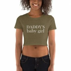 Kinky Cloth DDLG - Daddy / Little Daddy's Baby Girl Crop Top Tee