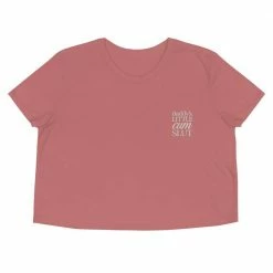 Kinky Cloth Daddys Little Cum Slut Embroidered Crop Top BDSM