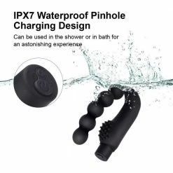 Kinky Cloth Anal Beads DB2X Clitoris And Bead Vibrator