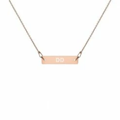 Kinky Cloth DD Daddy Dominant Engraved Silver Chain Necklace 6 Kinky Cloth DD Daddy Dominant Engraved Silver Chain Necklace