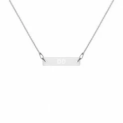 Kinky Cloth DD Daddy Dominant Engraved Silver Chain Necklace 7 Kinky Cloth DD Daddy Dominant Engraved Silver Chain Necklace