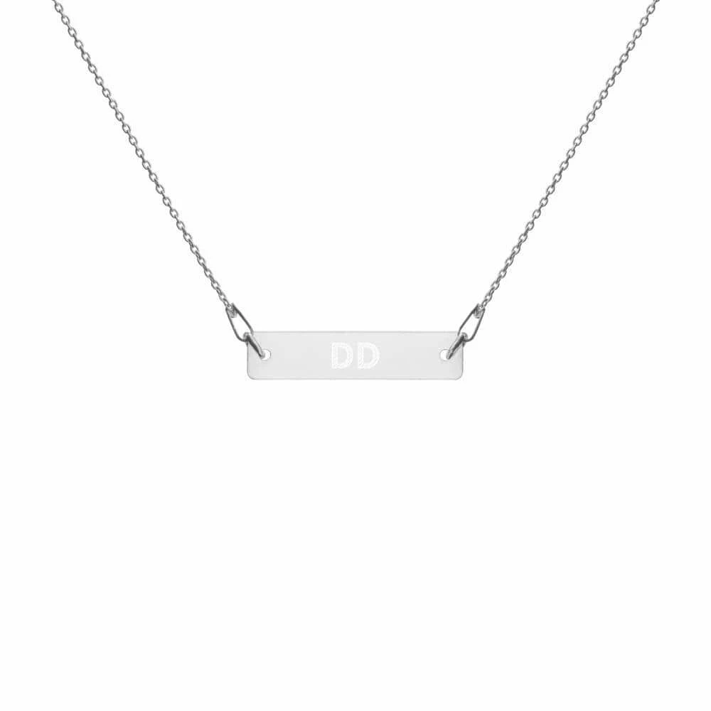 Kinky Cloth DD Daddy Dominant Engraved Silver Chain Necklace 4 Kinky Cloth DD Daddy Dominant Engraved Silver Chain Necklace