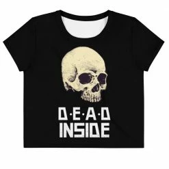 Kinky Cloth Dead Inside Crop Top Tee