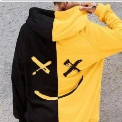 Kinky Cloth Goth Dead Smiley Hoodie