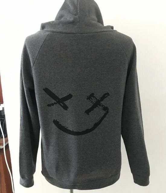 Kinky Cloth Goth Dead Smiley Hoodie 3 Kinky Cloth Goth Dead Smiley Hoodie