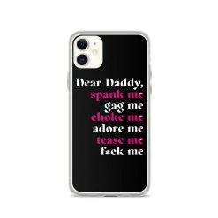 Kinky Cloth BDSM Dear Daddy IPhone Case
