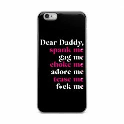 Kinky Cloth BDSM Dear Daddy IPhone Case
