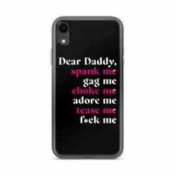 Kinky Cloth BDSM Dear Daddy IPhone Case