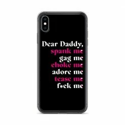 Kinky Cloth BDSM Dear Daddy IPhone Case