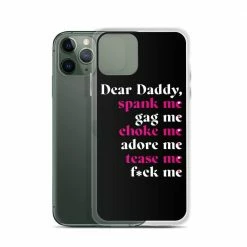 Kinky Cloth BDSM Dear Daddy IPhone Case