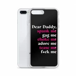 Kinky Cloth BDSM Dear Daddy IPhone Case