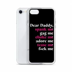 Kinky Cloth BDSM Dear Daddy IPhone Case
