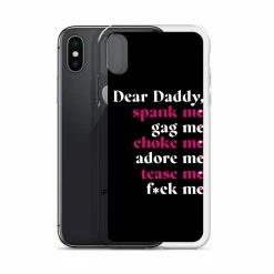 Kinky Cloth BDSM Dear Daddy IPhone Case