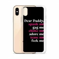 Kinky Cloth BDSM Dear Daddy IPhone Case