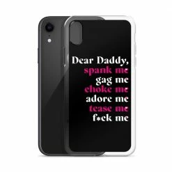 Kinky Cloth BDSM Dear Daddy IPhone Case