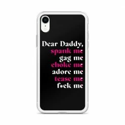 Kinky Cloth BDSM Dear Daddy IPhone Case