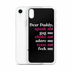 Kinky Cloth BDSM Dear Daddy IPhone Case