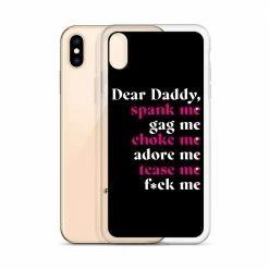 Kinky Cloth BDSM Dear Daddy IPhone Case
