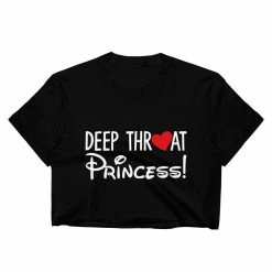 Kinky Cloth Deep Throat Princess Crop Top