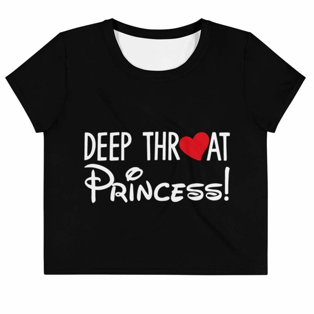 Kinky Cloth ABDL - Adult Baby Deep Throat Princess Crop Top Tee 1 Kinky Cloth ABDL - Adult Baby Deep Throat Princess Crop Top Tee