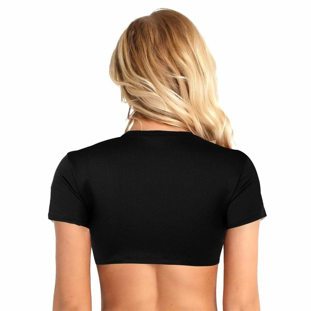 Kinky Cloth Deep V Plunge Tie Up Bolero Top 4 Kinky Cloth Deep V Plunge Tie Up Bolero Top