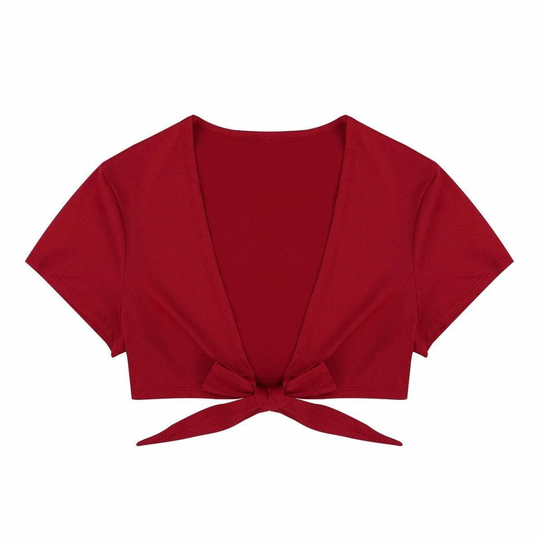 Kinky Cloth Deep V Plunge Tie Up Bolero Top 17 Kinky Cloth Deep V Plunge Tie Up Bolero Top