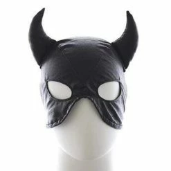 Kinky Cloth BDSM Devil Gimp Hood Mask