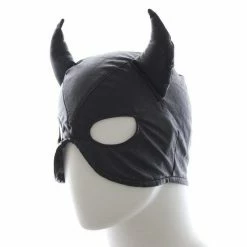 Kinky Cloth BDSM Devil Gimp Hood Mask