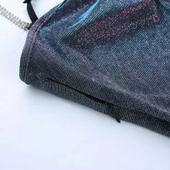 Kinky Cloth Diamond Chain Spaghetti Strap Dress Dresses