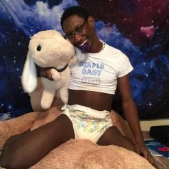 Kinky Cloth Diaper Baby Frog Top DDLG - Daddy / Little