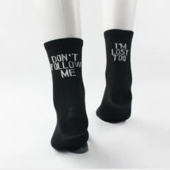 Kinky Cloth Don't Follow Me I'm Lost Too Socks