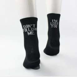 Kinky Cloth Don't Follow Me I'm Lost Too Socks
