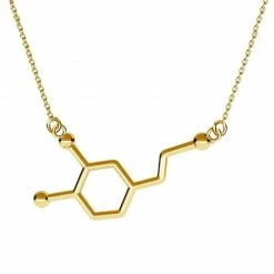 Kinky Cloth Dopamine Molecule Necklace Jewelry