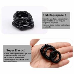 Kinky Cloth On Sale Dots Penis Ring 3Pcs/Set