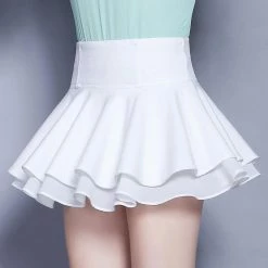 Kinky Cloth Double Pleated Kawaii Mini Skirt