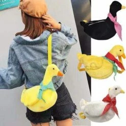 Kinky Cloth Backpacks & Bags Duck Plush Crossbody Bag