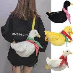 Kinky Cloth Backpacks & Bags Duck Plush Crossbody Bag
