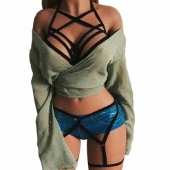 Kinky Cloth Elastic Bandage Body Harness