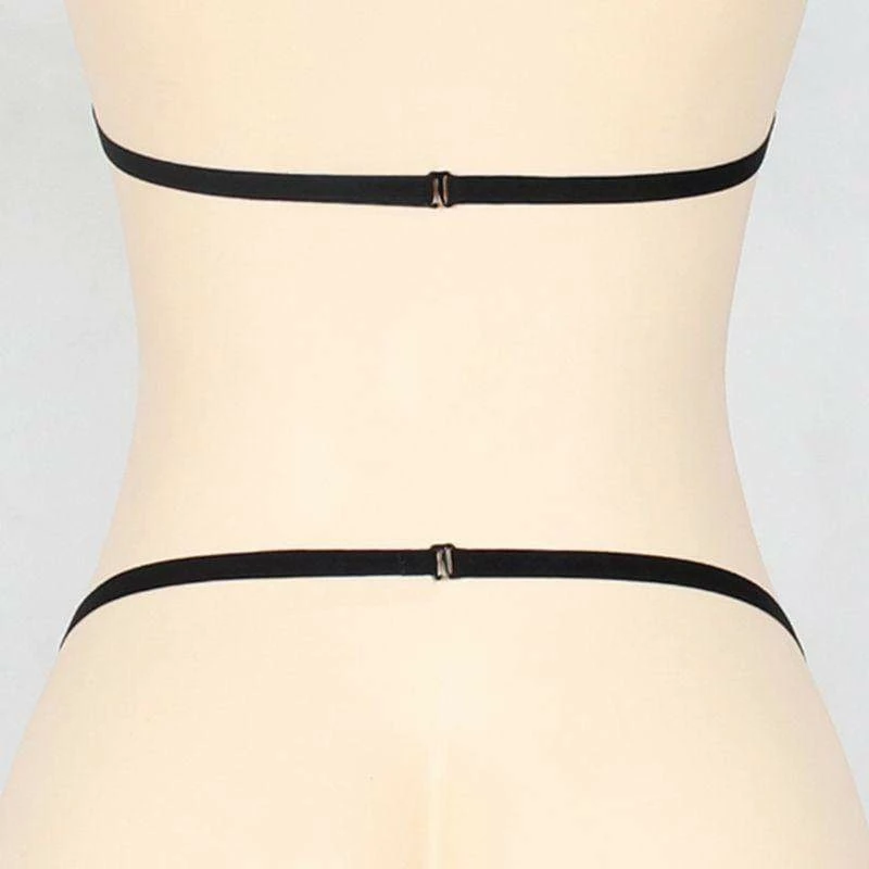 Kinky Cloth Elastic Bandage Body Harness 5 Kinky Cloth Elastic Bandage Body Harness