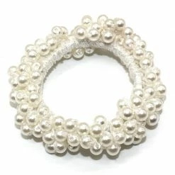 Kinky Cloth Anal Beads Elastic Pearl Hair Ties Beads