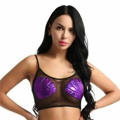 Kinky Cloth Electric Sea Shells Top
