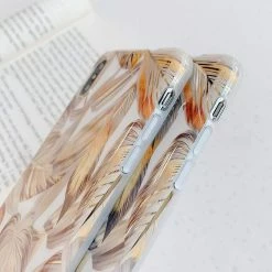 Kinky Cloth Electroplated Vintage Gold Leaf IPhone Case Phone Cases