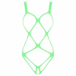 Kinky Cloth Erotic Open Crotch Harness Bodysuit