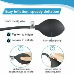 Kinky Cloth Expandable Silicone Inflatable Anal Dilator Anal Toys