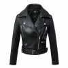 Kinky Cloth Faux Leather Motorcycle Biker Jacket BDSM