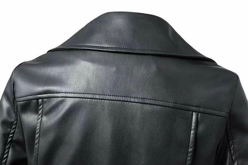 Kinky Cloth Faux Leather Motorcycle Biker Jacket BDSM 10 Kinky Cloth Faux Leather Motorcycle Biker Jacket BDSM